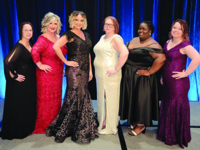 Presidential Board In Evening Gowns